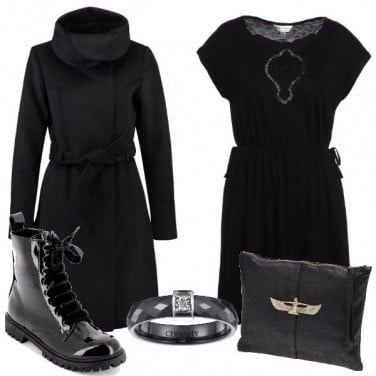 Outfit Nero e grinta