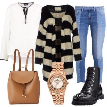 Outfit Anfibi con strass