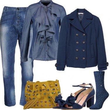 Outfit Denim e sandali