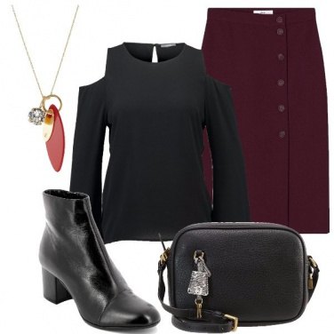 Outfit La gonna con bottoni