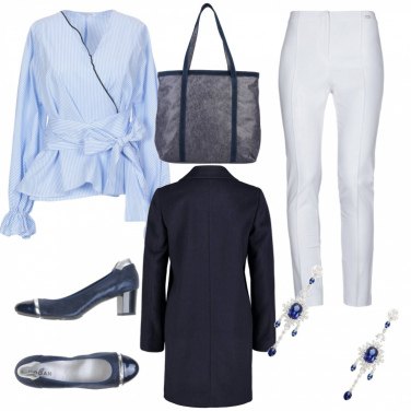 blusa azzurra