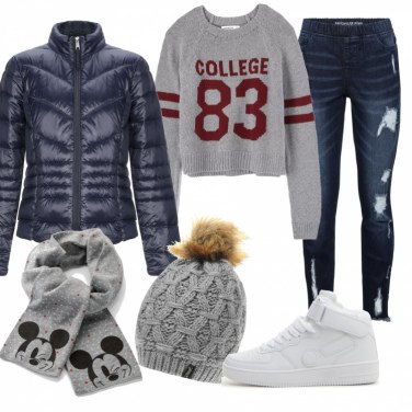 NUOVA linea donna grigio Faux Shearling accostare Collo Alto Zip Giacca Top Taglia Small