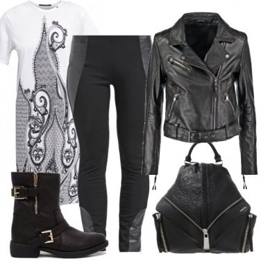 Outfit Leggings si ma dark