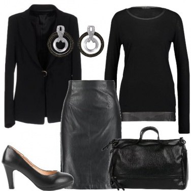 Outfit Nero per l\'ufficio