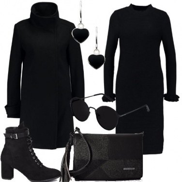 Outfit Nero di giorno si può