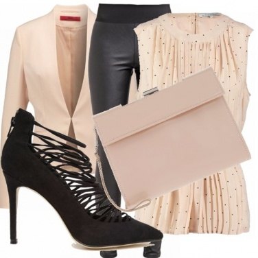 Outfit Leggings di pelle - versione elegante