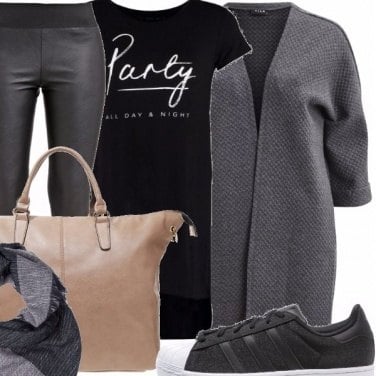 Outfit Leggings pelle