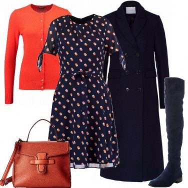 Outfit Vestito a pois