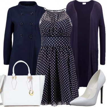 Outfit Il vestito con i pois