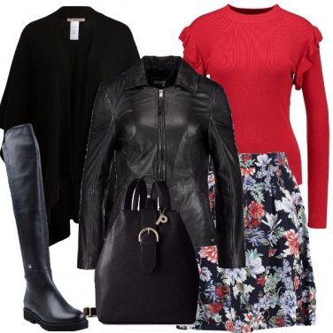 Outfit Giubbotto e mantella