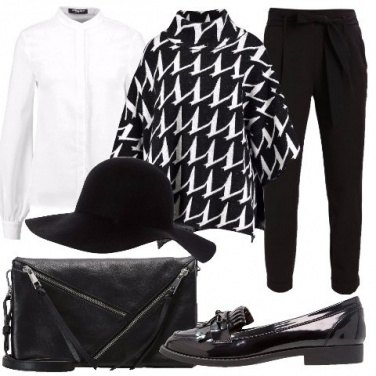 Outfit In bianco e nero