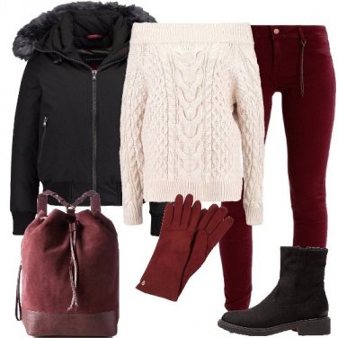 Outfit I guanti rossi
