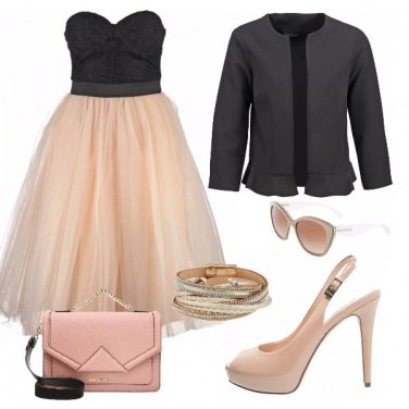 pink black outfit