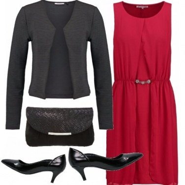 Outfit Red and black