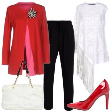 Outfit Rosso amore