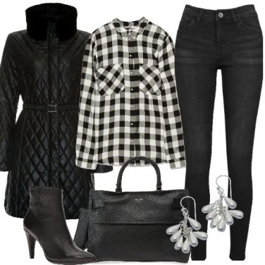 Outfit Bianco e nero
