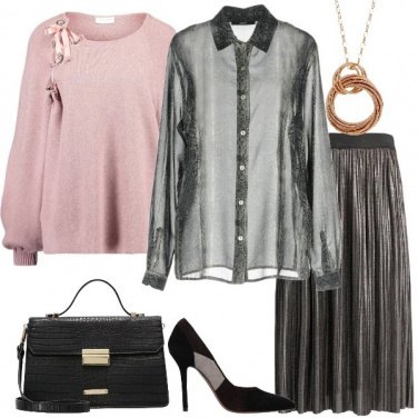 Outfit Il pullover con i fiocchi in raso