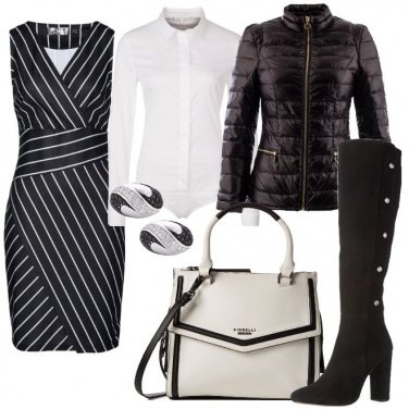 Outfit Gessato alternativo