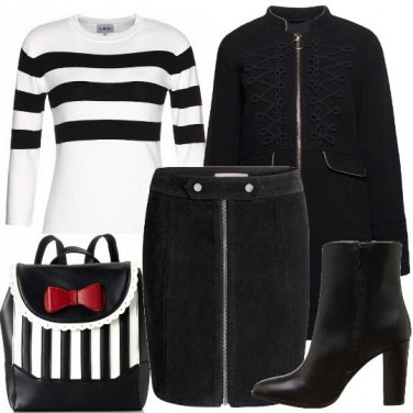 Outfit Fiocco rosso