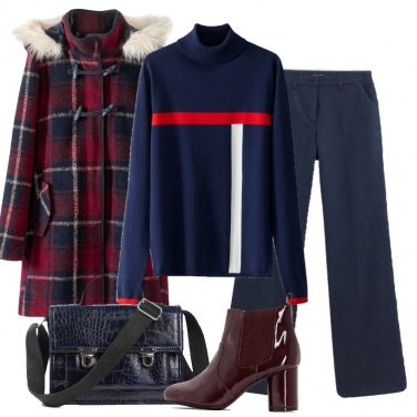 Outfit Il montgomery a scacchi