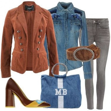 Outfit Il blazer in velluto