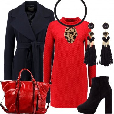 Outfit Il vestito rosso