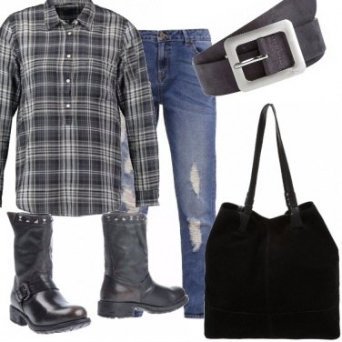 Outfit Jeans e scacchi? yes!
