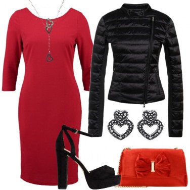 Outfit Il tubino rosso