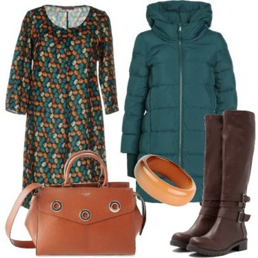 Outfit Il piumino lungo