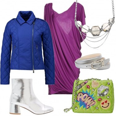 Outfit Il piumino blu