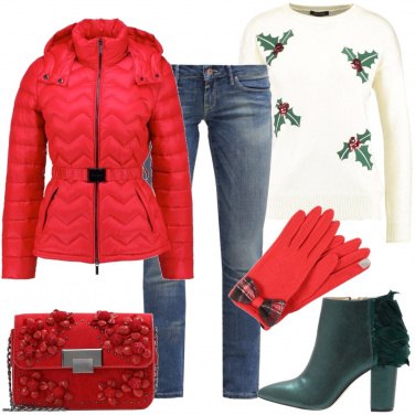 Outfit Rosso per le feste