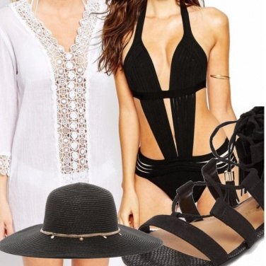 Outfit Black & white