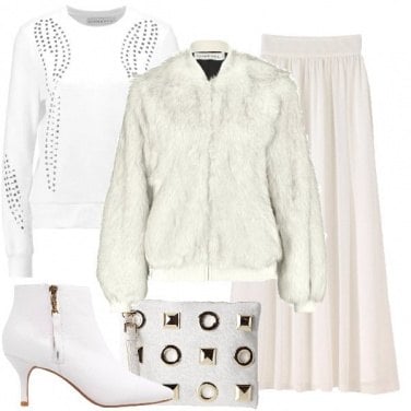 Outfit Serata speciale in bianco