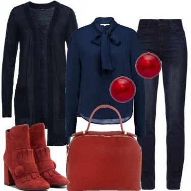 Outfit Bon ton in jeans