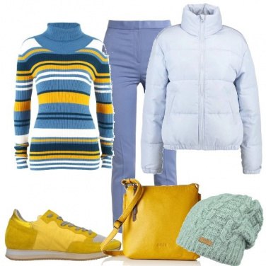 Outfit Piccoli tocchi di giallo