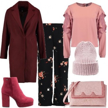 Outfit Solo il cappotto è sobrio
