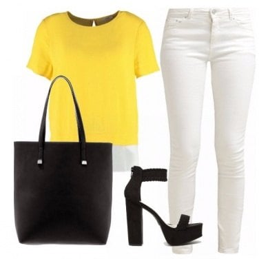 Outfit Yellow&black