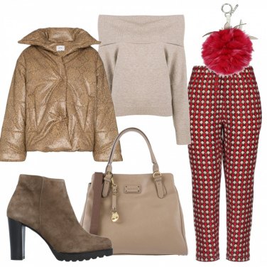 pantaloni kenzo donna rosse