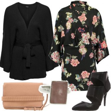 Outfit Vestito a kimono