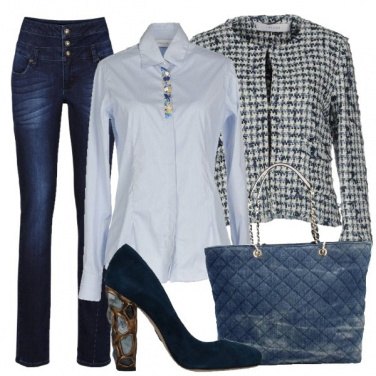 Outfit Jeans e pietre