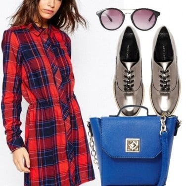 Outfit Moda a quadri