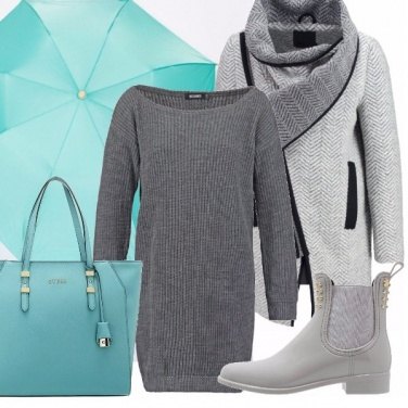 Outfit Pioggia e jelly boots!