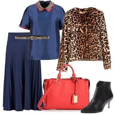 Outfit Animalier sofisticato