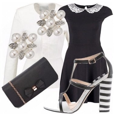 Outfit Ladylike black and white!