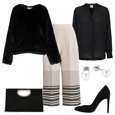 Outfit Il panatalone cropped bianco