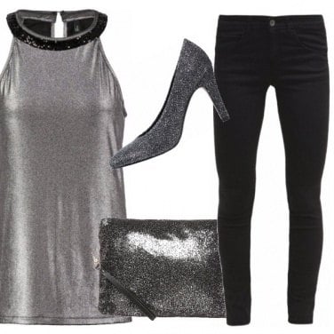 Outfit Silver night