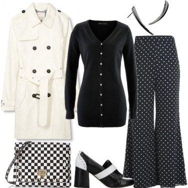 Outfit Mix and match in bianco e nero