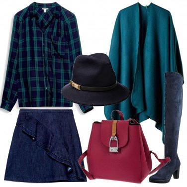 Outfit Gonna di jeans