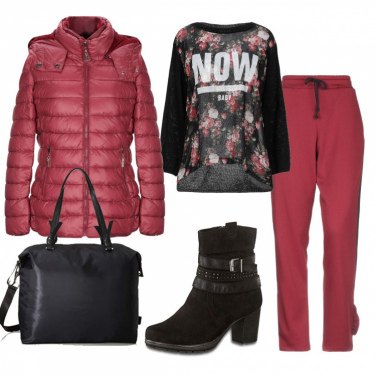 pantaloni kenzo donna rosse