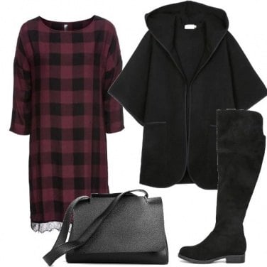 Outfit L\'abito a quadri